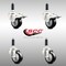 Service Caster 3.5 Inch 316SS Black Polyurethane Swivel 7/8 Inch Stem Caster Lock Brake, 2PK SS316TTLEX20S3514-PPUB-BLK-2-S-2-78 - alternate 5